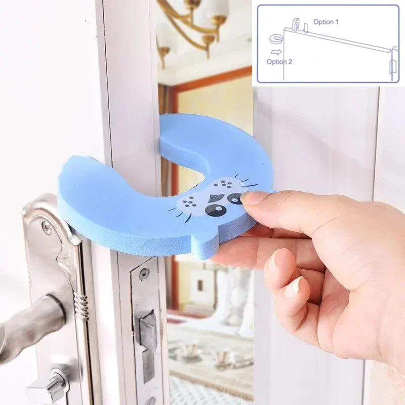 Baby Safety Door Stopper – Anti-Pinch Finger Protector and Child Door Lock 2/5pcs