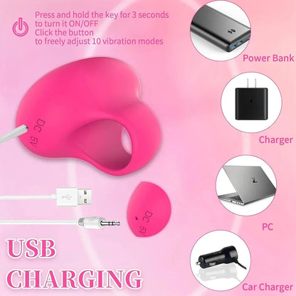 Mini Facial and Eye Massager, Portable USB Rechargeable Waterproof Massage Device for Face and Eye Area