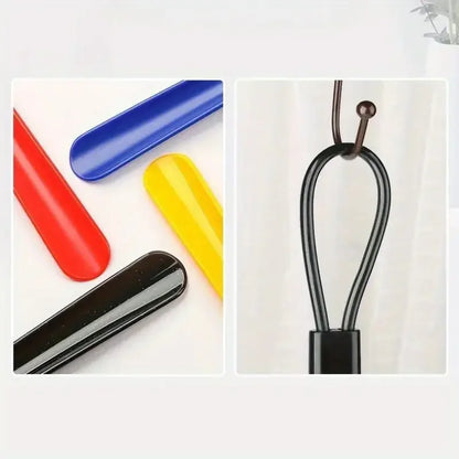 43cm Long Handle Shoe Horn – Flexible Plastic Shoehorn with Comfort Grip