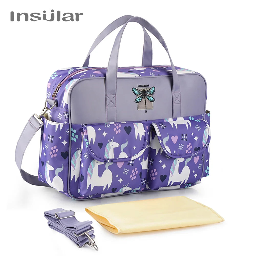 Waterproof Diaper Bag for Baby – Large Capacity Multifunctional Travel and Stroller Bag
