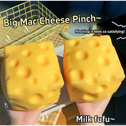 5cm Cheese Squishy Squeeze Toy – Slow Rebound Shapeable Sensory Fidget Toy