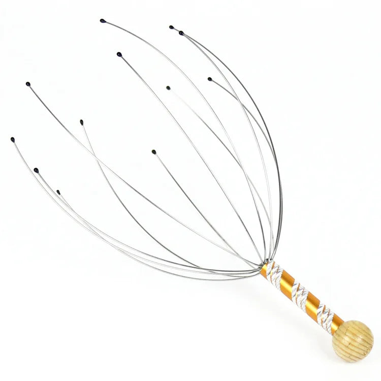Octopus Head Massager – Stainless Steel Scalp Massager & Head Scratcher