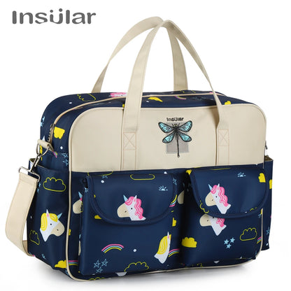 Waterproof Diaper Bag for Baby – Large Capacity Multifunctional Travel and Stroller Bag