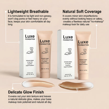 SPF50 Colour Changing Foundation – Self-Adjusting Skin Tone & Flawless Coverage