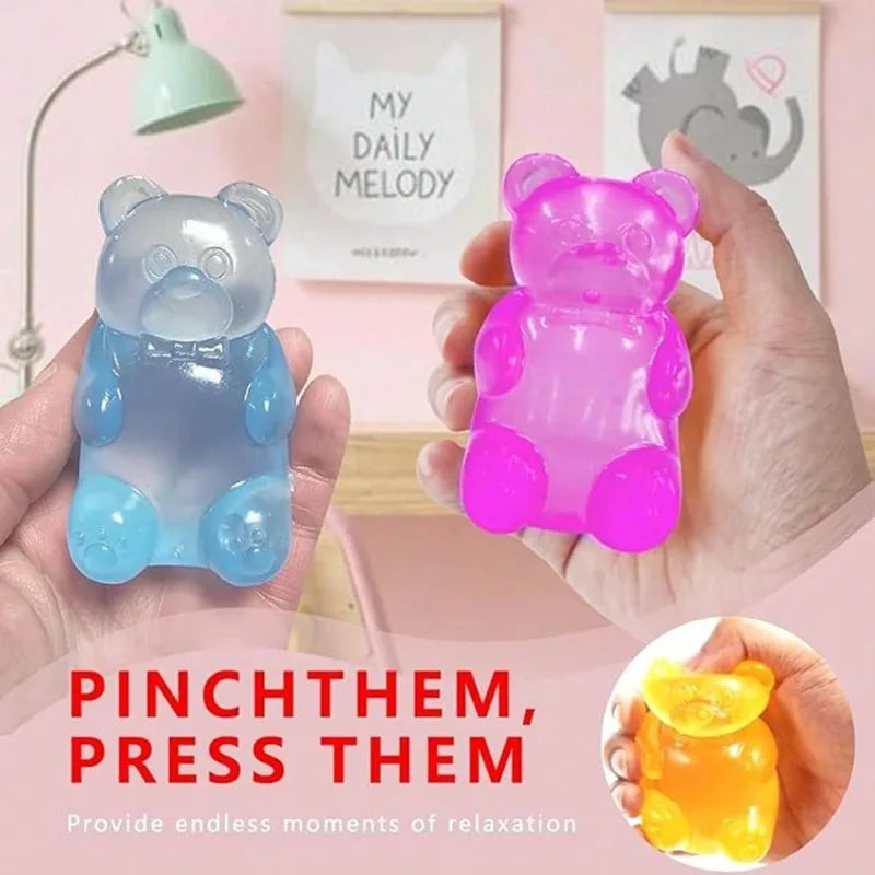 NEEDOH Soft Gummy Bear Fidget Toy – TPR Squishy Sensory Squeeze Toy