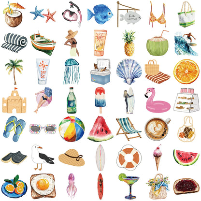 10/50-Piece Cartoon Graffiti Sticker Set – Waterproof Stickers for Phone, Laptop, Guitar and More
