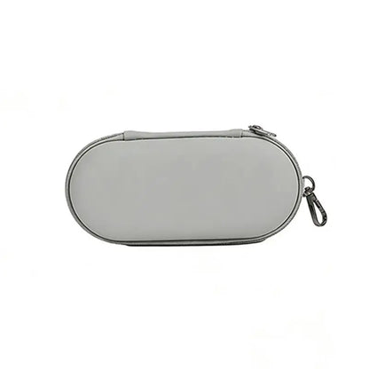 Double Eyeglasses Case – Hard Shell Dual Glasses Storage Case with Zipper and Clip for Eyeglasses & Sunglasses