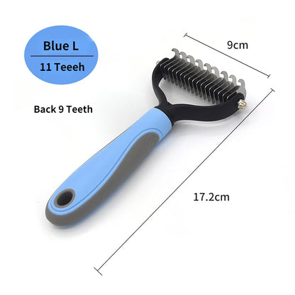 Brosse de toilettage professionnelle pour animaux de compagnie, peigne pour chien, coupe-nœuds, brosses pour chiot et chat, fournitures de toilettage pour chiens et chats.