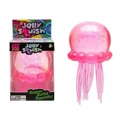 Schylling NeeDoh Fuzz Ball Jellyfish Squishy Toy – Soft Sensory Squeeze Fidget Toy