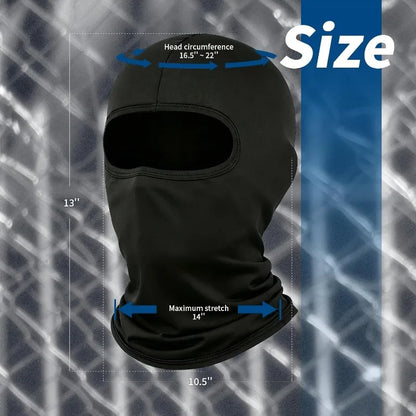 Ice Silk Balaclava Face Mask – Cooling UV Protection for Cycling & Hiking