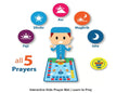 Smart Interactive Prayer Mat for Kids | Islamic Salah Learning Mat with Surah, Wudu & Dua Lessons, 25 Touch Keys, 10 Languages, Padded Mat Ages 3+