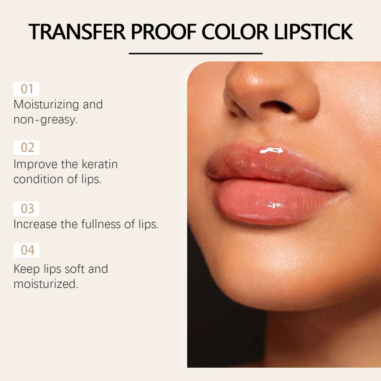 Gold Foil Color Changing Lip Balm – Moisturizing Temperature Sensitive Lip Care