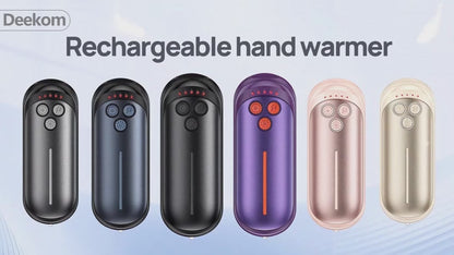 DeeKom Rechargeable Hand Warmers 2 Pack,15H*2 Long Safe Heat