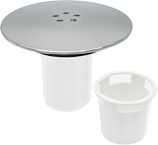 Shower Drain Cover Replacement – 90mm/115mm Chrome High Flow Waste Cover