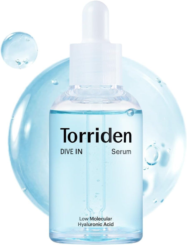 Torriden DIVE-IN Hyaluronic Acid Serum 50ml – Low Molecular Hyaluronic Acid Facial Serum