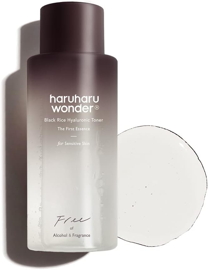 Haruharu Wonder Black Rice Hyaluronic Toner 150ml – Fragrance-Free Facial Toner for Sensitive Skin