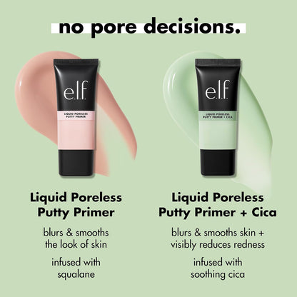e.l.f. Liquid Poreless Putty Primer – Green & Pink Hydrating Face Primer