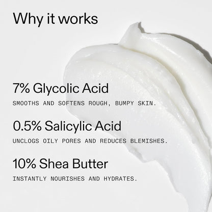 The INKEY List Glycolic Acid Body Stick 45g – 7% Glycolic Acid & Salicylic Acid