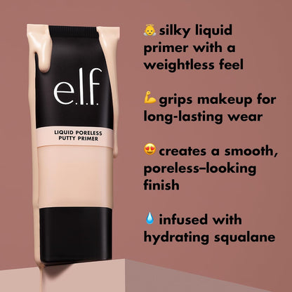 e.l.f. Liquid Poreless Putty Primer – Green & Pink Hydrating Face Primer