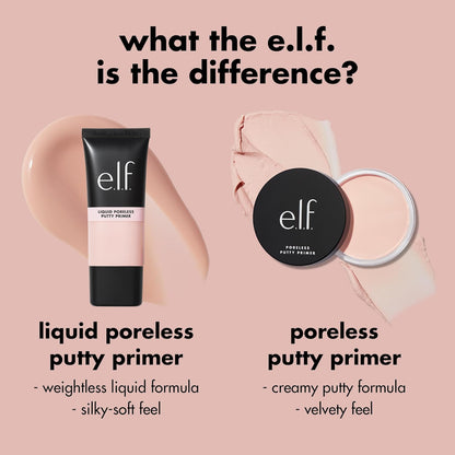 e.l.f. Liquid Poreless Putty Primer – Green & Pink Hydrating Face Primer