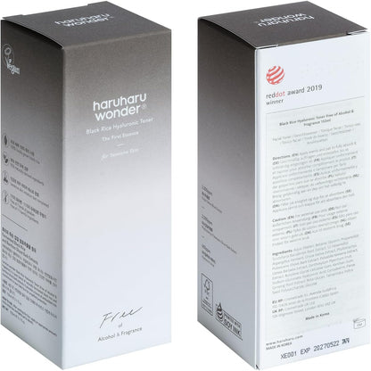 Haruharu Wonder Black Rice Hyaluronic Toner 150ml – Fragrance-Free Facial Toner for Sensitive Skin