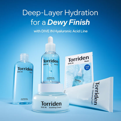 Torriden DIVE-IN Low Molecular Hyaluronic Acid Soothing Cream 100ml