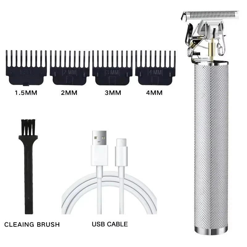 Professional Cordless Hair Clipper & Beard Trimmer – Electric Grooming Kit for Men | Precision Cutting