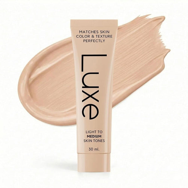 Luxe Color-Adapting Foundation – Light & Brown Shades, Lightweight Natural Finish
